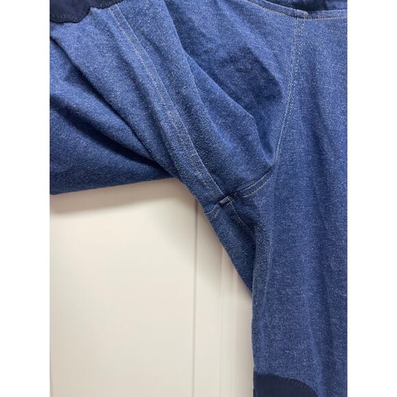 Kerrits Denim Knee Patch bootcut Riding Breeches pants denim pull-on medium - Picture 4 of 7